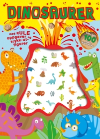 Dinosaurer. Aktivitetsbok med bobleklistremerker