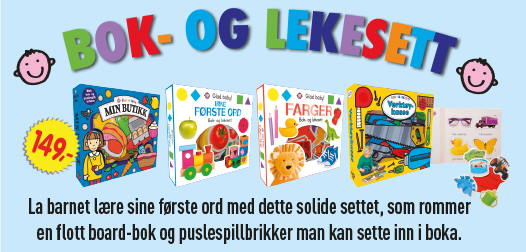 Bok- og lekesett