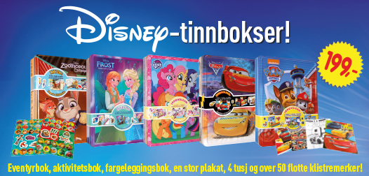 Disney tinnbokser