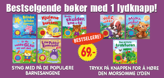 Lydbøker med en knapp