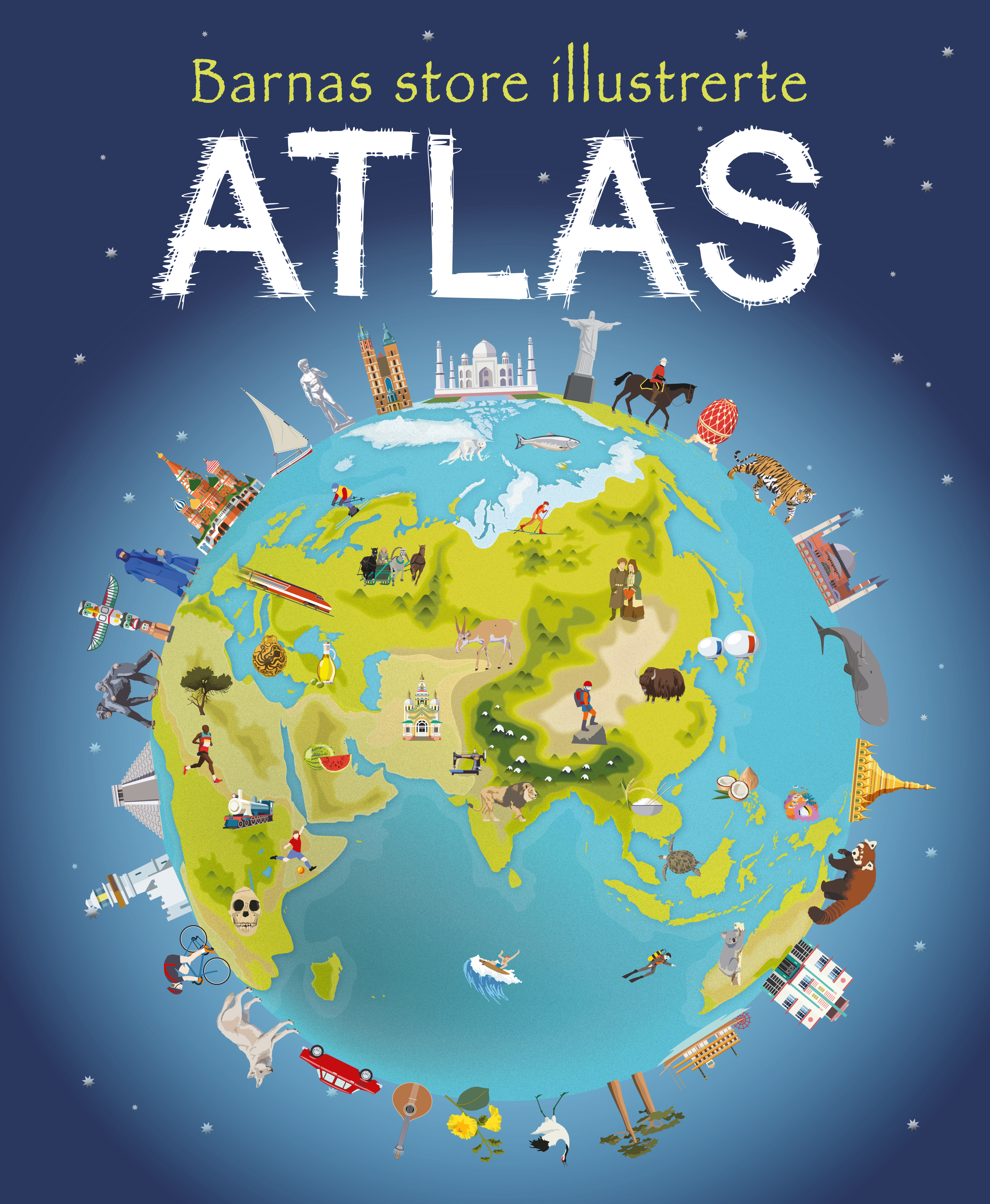 Zebra forlag - Barnas store illustrerte atlas