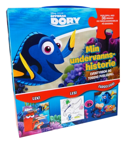 Oppdrag Dory. Mitt undervannseventyr. Eventyrbok og tosidig puslespill
