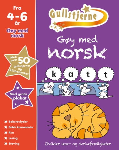 Gøy med norsk. Fra 4-6 år. Egenprod gullstjerne