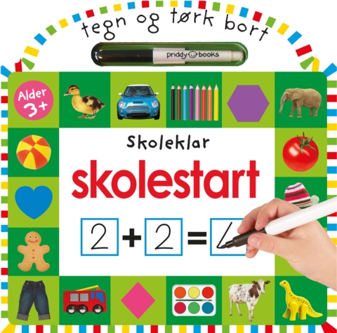 Skolestart. Tegn og tørk bort