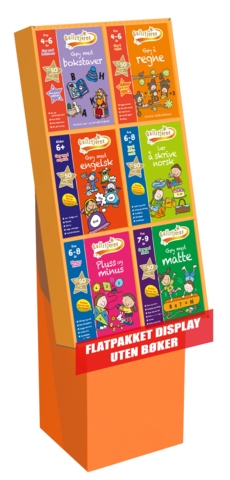 Display gullstjerne (oransj) flatpakket