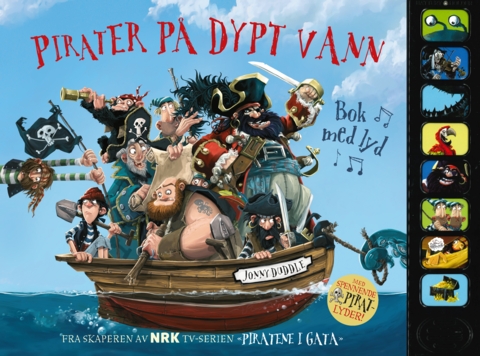 Pirater på dypt vann. Bok med lyd