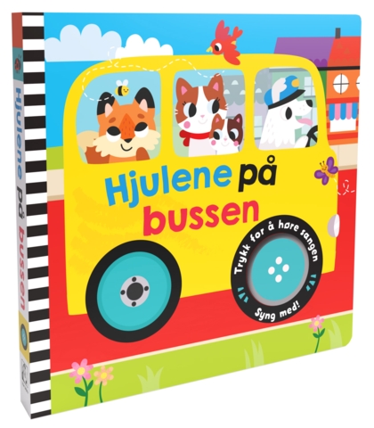 Hjulene på bussen. Bok med lydknapp