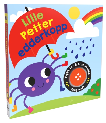 Lille Petter edderkopp. Bok med lydknapp