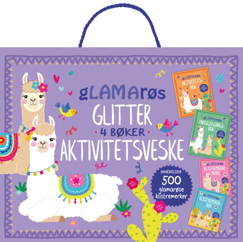 Glamarøs glitteraktivitetsveske