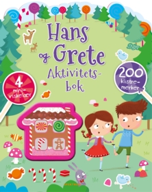 Hans og Grete. Aktivitetsbok med 200 klistremerker