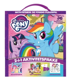 My Little Pony 2-i-1 aktivitetspakke. Lek! Les! Fargelegg!