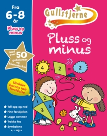 Pluss og minus. Fra 6-8 år. Egenprod gullstjerne