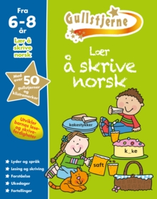 Lær å skrive norsk. Fra 6-8 år. Egenprod gullstjerne
