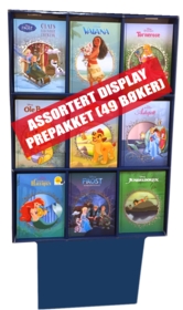 Display Disney Klassikere (49 bøker prepakk)