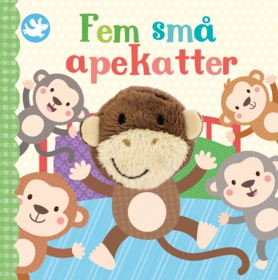 Fem små apekatter. Fingerdukkebok