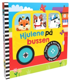 Hjulene på bussen. Bok med lydknapp