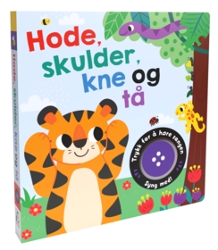 Hode, skulder, kne og tå. Bok med lydknapp